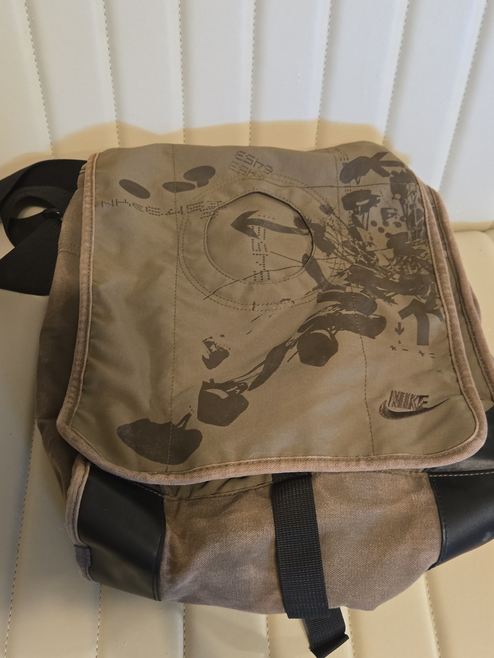 Vintage Nike Canvas Messenger Bag